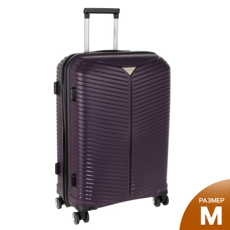 Чемодан PP средний РР823 (4-ой) 24" (Фиолетовый)