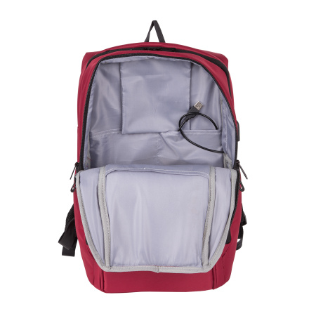 Рюкзак Polar с USB К3140 красный, фото 6