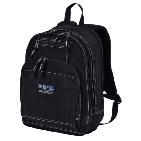 П1224-05 черный рюкзак городской П1224-05 черный рюкзак городской