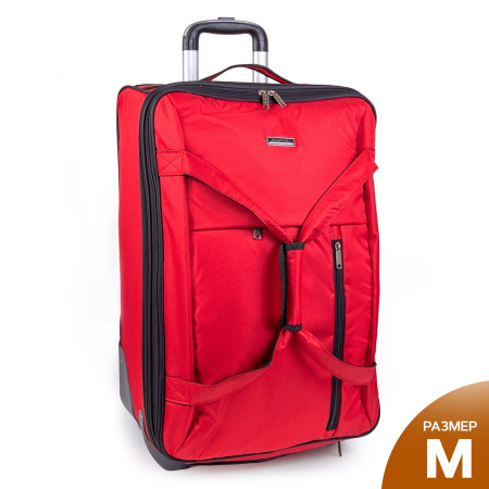 Дорожная сумка на колесах П7123 (24") сумка (Красный)