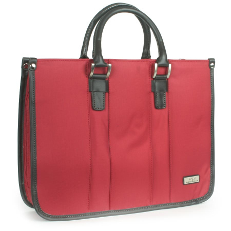 Бордовая сумка для ноутбука