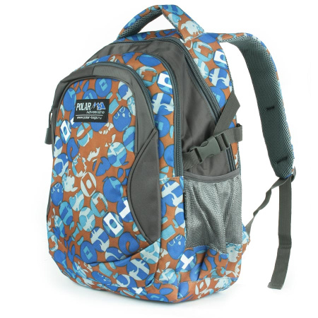 Рюкзак песочн.с син.кругами)