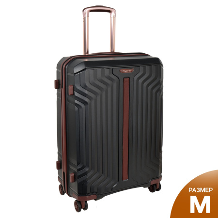 Чемодан PP средний Р0015 (24") (Черный)